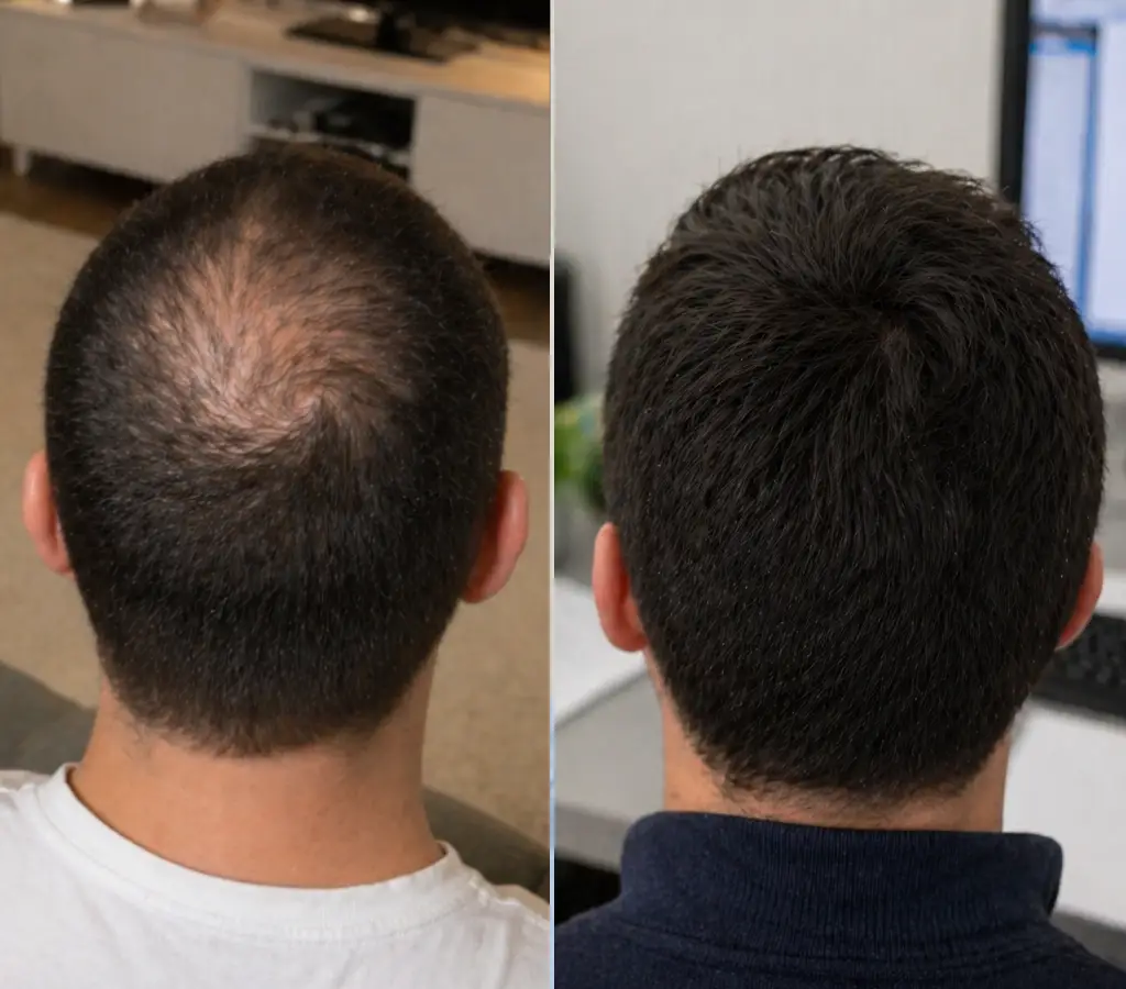 Hair transplant result 1
